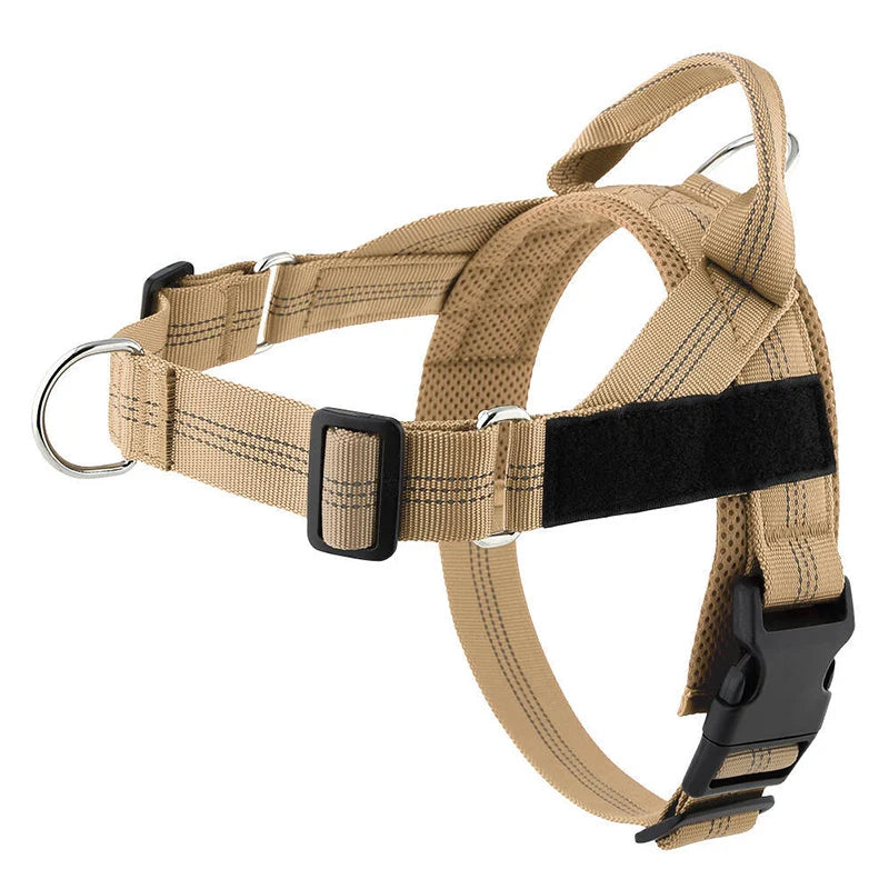 Custom Name Reflective Padded Dog Harness for Small & Medium Dogs