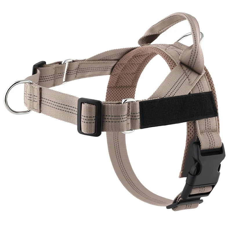 Custom Name Reflective Padded Dog Harness for Small & Medium Dogs