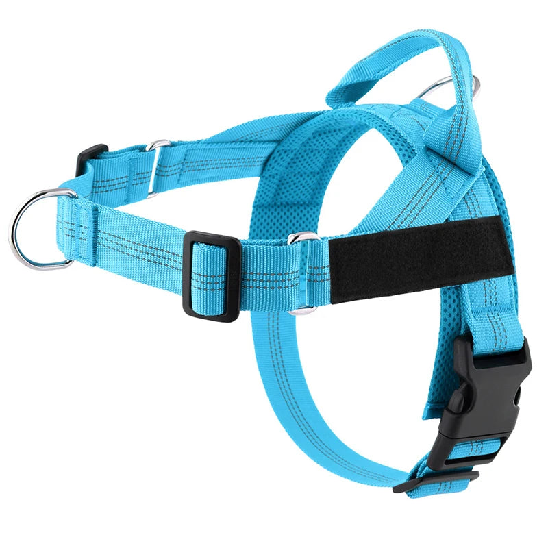 Custom Name Reflective Padded Dog Harness for Small & Medium Dogs