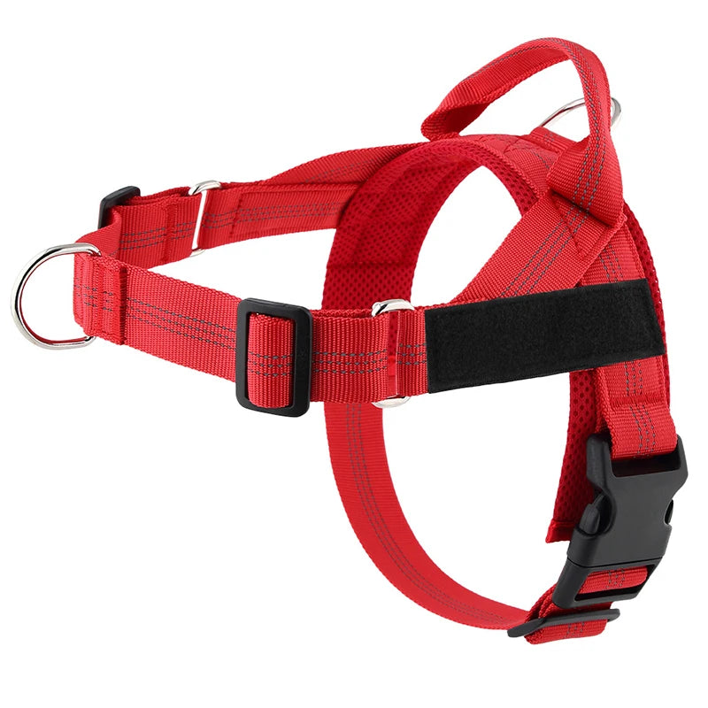Custom Name Reflective Padded Dog Harness for Small & Medium Dogs